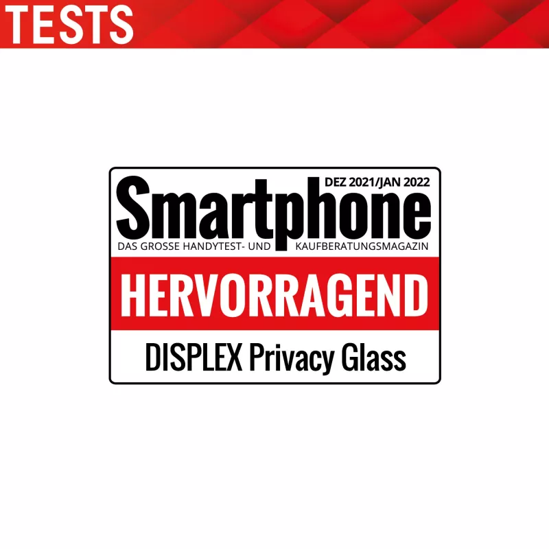 Proteção de ecrã Displex Privacy Full Cover (10H) para Apple iPhone 12/12 Pro, moldura de montagem Eco, filtro de privacidade, vidro temperado, película protetora resistente a riscos, compatível com capa
