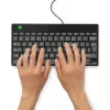 Teclado ergonómico R-Go Tools R-Go Compact Break, teclado compacto com software de pausas, AZERTY (BE), com fios, preto