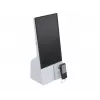 Painel frontal de pagamento Ergonomic Solutions SpacePole Kiosk (DuraTilt) para Samsung 24 polegadas Kiosk