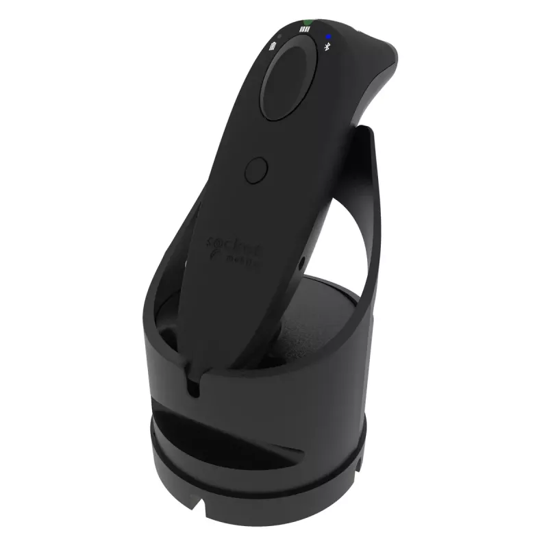 Leitor de códigos de barras portátil Socket Mobile S720 1D/2D sem fios preto