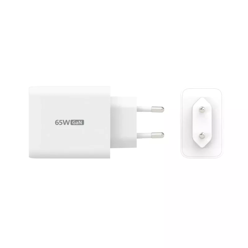 j5create JUP3365E-EN carregador GaN USB-C® de 65W com 3 portas, interior, AC, branco