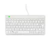 R-Go Tools teclado ergonómico R-Go Compact Break, teclado compacto com software de pausas, AZERTY (FR), com fios, branco