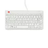 R-Go Tools teclado ergonómico R-Go Compact Break, teclado compacto com software de pausas, AZERTY (FR), com fios, branco