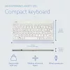 R-Go Tools teclado ergonómico R-Go Compact Break, teclado compacto com software de pausas, AZERTY (FR), com fios, branco