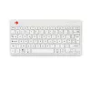 R-Go Tools teclado ergonómico R-Go Compact Break, teclado compacto com software de pausas, AZERTY (FR), Bluetooth, branco