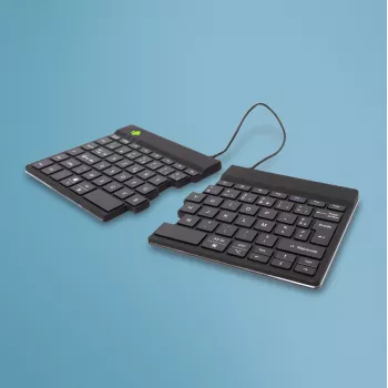 R-Go Tools teclado ergonómico R-Go Split Break com software de pausas, teclado ergonómico dividido, AZERTY (FR), Bluetooth, preto