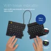 R-Go Tools teclado ergonómico R-Go Split Break com software de pausas, teclado ergonómico dividido, AZERTY (FR), Bluetooth, preto