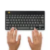 R-Go Tools teclado ergonómico R-Go Compact Break, teclado compacto com software de pausas, AZERTY (BE), Bluetooth, preto