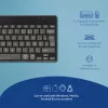 R-Go Tools teclado ergonómico R-Go Compact Break, teclado compacto com software de pausas, AZERTY (BE), Bluetooth, preto
