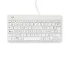 R-Go Tools teclado ergonómico R-Go Compact Break, teclado compacto com software de pausas, AZERTY (BE), com fios, branco