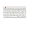 R-Go Tools teclado ergonómico R-Go Compact Break, teclado compacto com software de pausas, AZERTY (BE), Bluetooth, branco