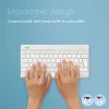 R-Go Tools teclado ergonómico R-Go Compact Break, teclado compacto com software de pausas, AZERTY (BE), Bluetooth, branco