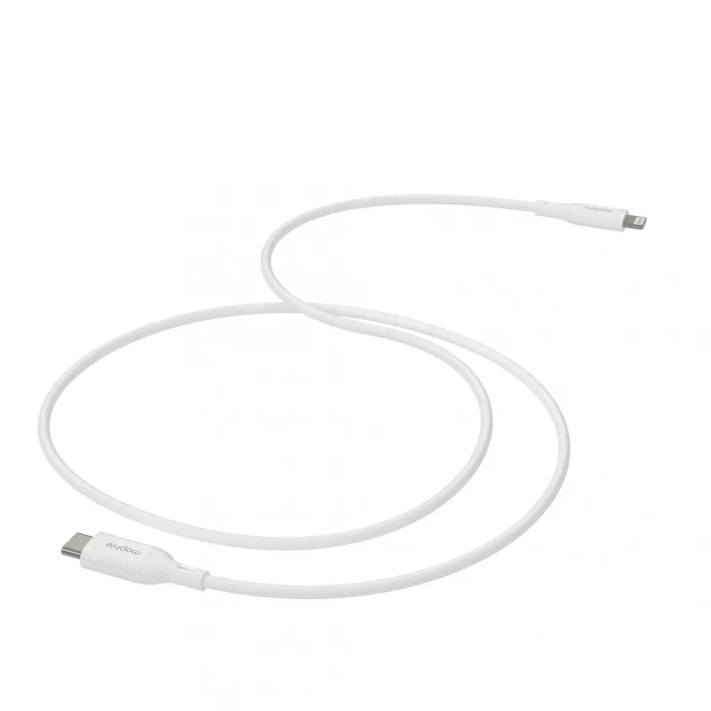 mophie essentials cabo de carregamento Lightning para USB-C (1M) branco