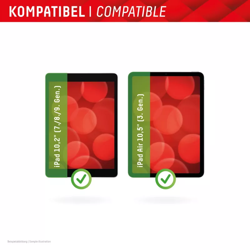 Proteção de ecrã tipo papel Displex TABLET PAPERSENSE para iPad 7.ª/8.ª/9.ª geração e iPad Air 3, mate 26,7 cm (10,5 polegadas), 3H, removível