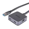 Lindy hub USB 3.0 de 5 m com 4 portas