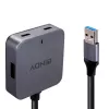 Lindy hub USB 3.0 de 5 m com 4 portas