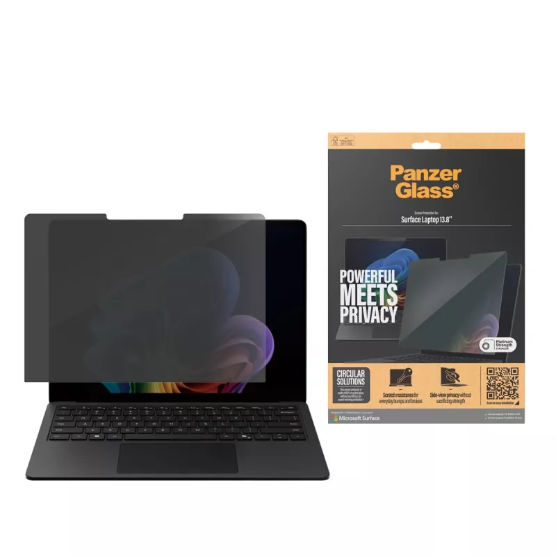 PanzerGlass P6275 protetor de ecrã de privacidade para Microsoft Surface Laptop