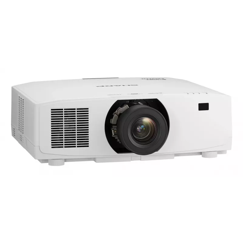 Sharp NEC V801U (XP-V801U-W) projetor laser 3LCD, 8000 lúmenes ANSI, WUXGA (1920x1200), 3D, focagem motorizada, sem objetiva, branco