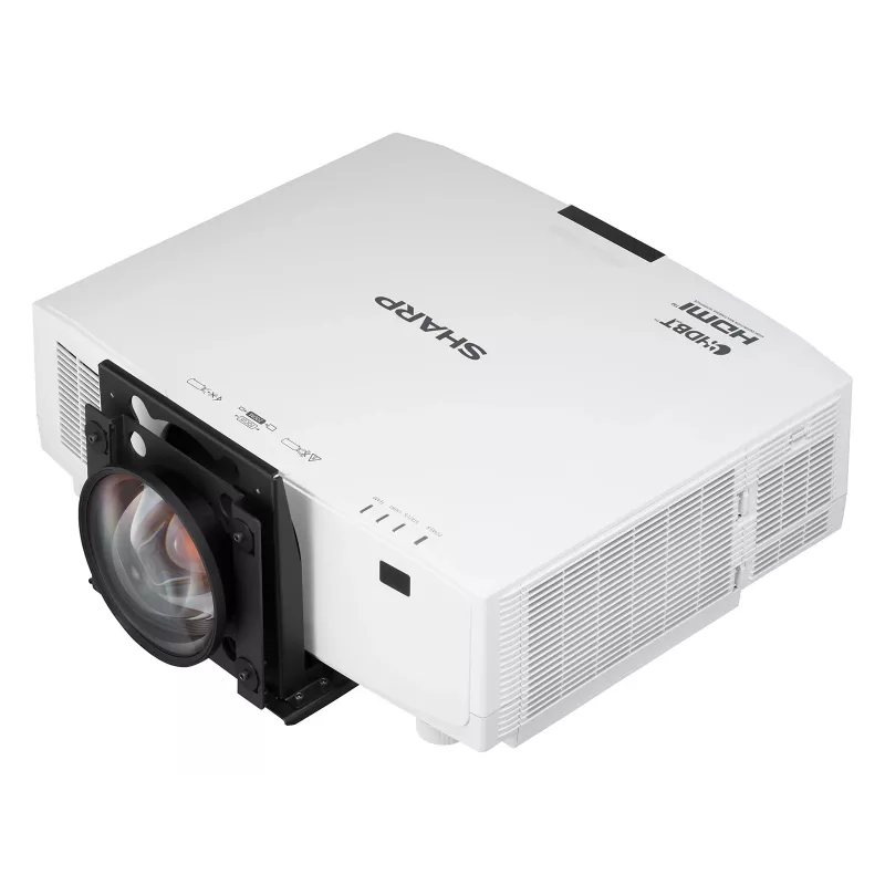 Sharp NEC V801U (XP-V801U-W) projetor laser 3LCD, 8000 lúmenes ANSI, WUXGA (1920x1200), 3D, focagem motorizada, sem objetiva, branco