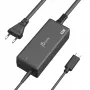 Adaptador de alimentação USB-C PD j5create JUP1265 — 65W, interior, preto, plástico, 118×32×50 mm (UE)