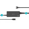 Adaptador de alimentação USB-C PD j5create JUP1265 — 65W, interior, preto, plástico, 118×32×50 mm (UE)