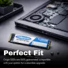SSD Origin Storage Inception 512GB NVMe M.2 3D TLC 80mm, 512 GB, M.2, 2100 MB/s, 640 Gbit/s