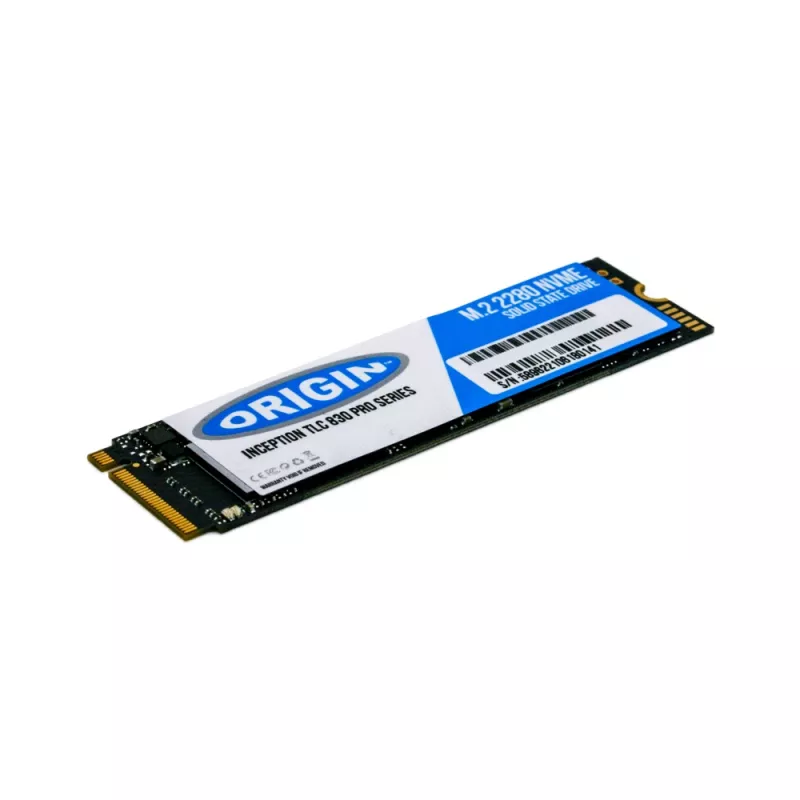 SSD Origin Storage Inception 512GB NVMe M.2 3D TLC 80mm, 512 GB, M.2, 2100 MB/s, 640 Gbit/s