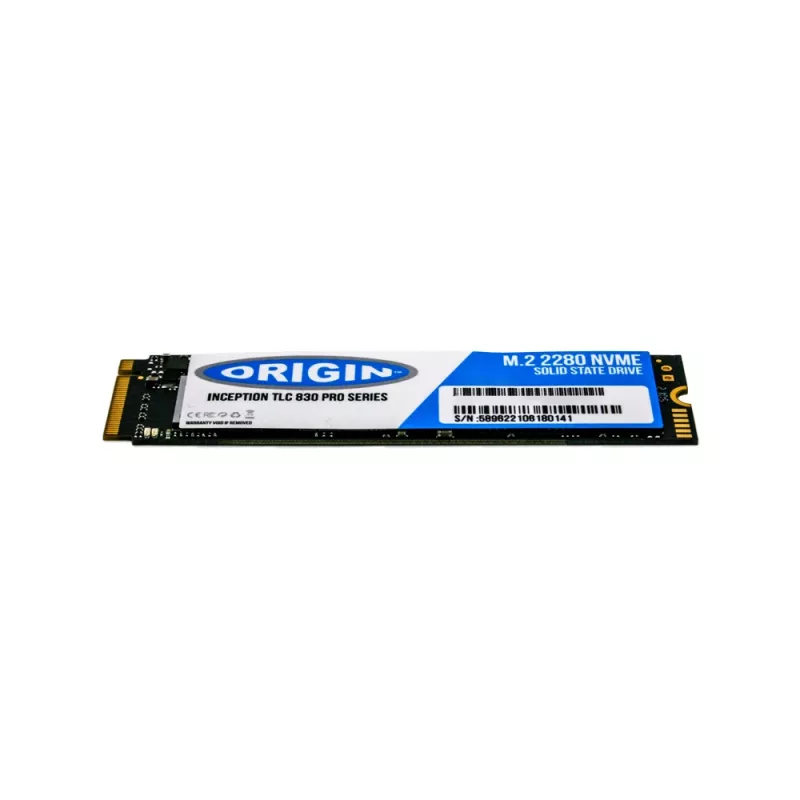 SSD Origin Storage Inception 512GB NVMe M.2 3D TLC 80mm, 512 GB, M.2, 2100 MB/s, 640 Gbit/s