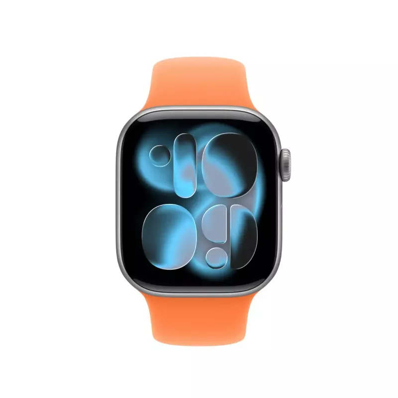 Pulseira para Apple Smartwatch 42 mm – Clementine Sportarmband (M/L), laranja, pulso 150–200 mm