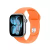 Pulseira para Apple Smartwatch 42 mm – Clementine Sportarmband (M/L), laranja, pulso 150–200 mm