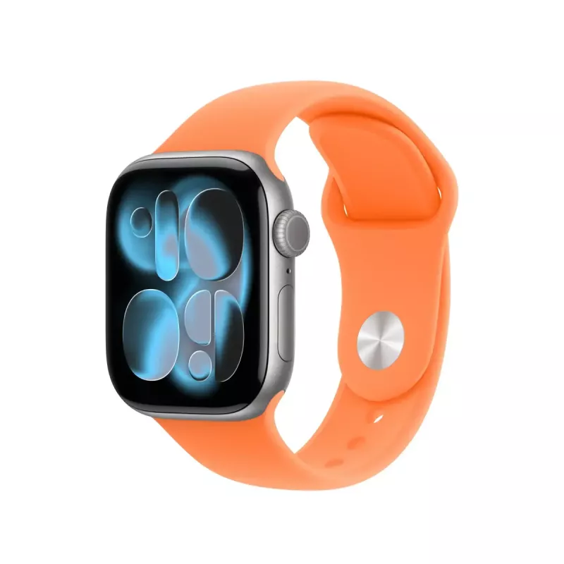 Pulseira para Apple Smartwatch 42 mm – Clementine Sportarmband (M/L), laranja, pulso 150–200 mm