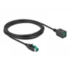 Cabo de extensão USB com alimentação DeLOCK 85982 12V 3m