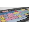 LogicKeyboard Adobe Premiere Pro CC Nero teclado slim line LKB-PPROCC-BJPU-FR, francês, USB