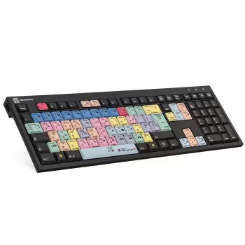 LogicKeyboard LKB-PPROCC-BJPU-FR — USB com fios full-size AZERTY francês, teclas tesoura, cabo de 1,5 m, preto
