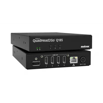 Matrox QuadHead2Go Q185 controlador multi-monitor / Q2G-DP4K2