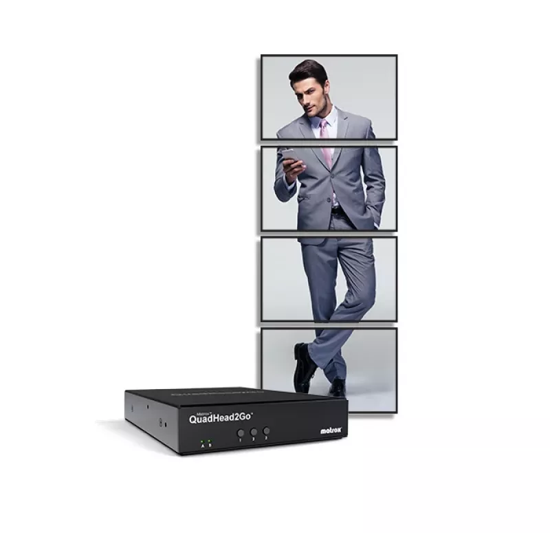 Matrox QuadHead2Go Q185 controlador multi-monitor / Q2G-DP4K2