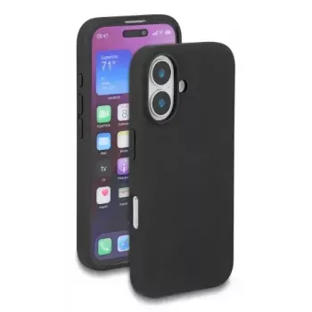 Capa de proteção DELOCK em silicone macio para iPhone 17, capa, preto, compatível com ecrã de 6,3 polegadas (16 cm)