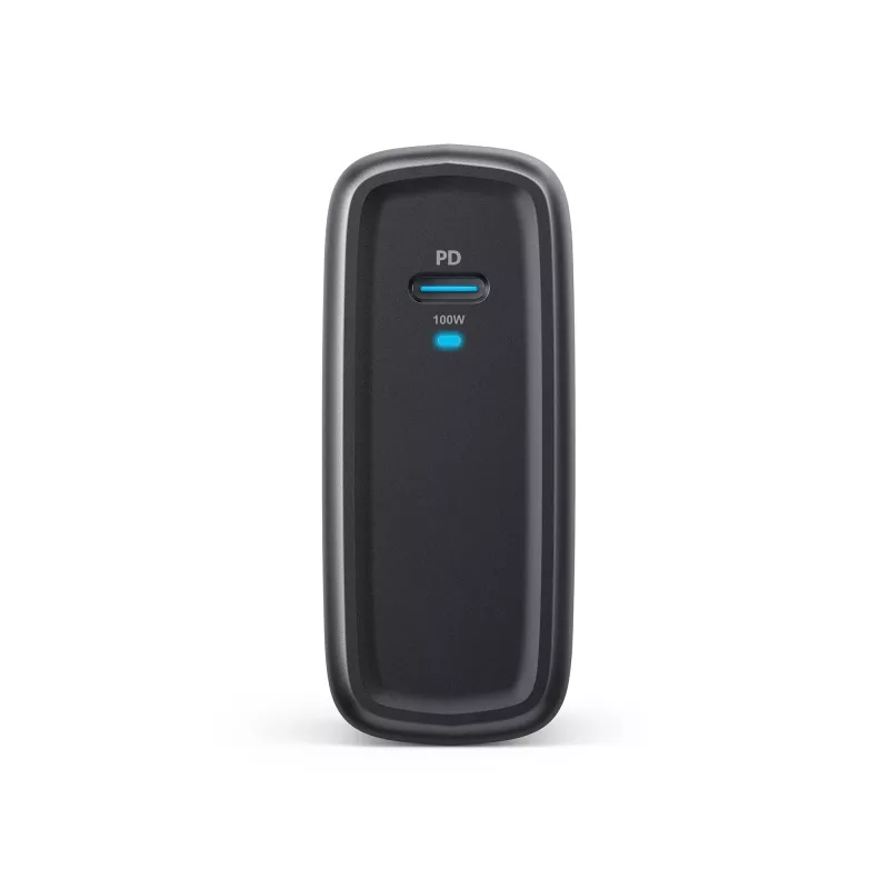 Targus HyperJuice HJG100EU carregador GaN de 100 W, porta única, EU, 2 m, preto