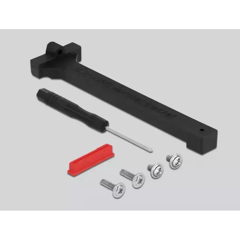 Adaptador M.2 Key A+E macho para slot Key M angular com suporte DeLOCK 64137