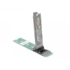 Adaptador M.2 Key A+E macho para slot Key M angular com suporte DeLOCK 64137