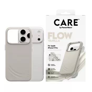 PanzerGlass CARE™ by ® Flow Case Vanilla com MagSafe iPhone 17 Pro