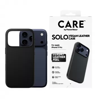 Capa de proteção PanzerGlass CARE™ Solo Case preto para iPhone 17 Pro