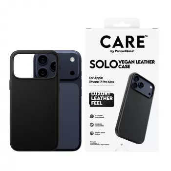 Capa de proteção PanzerGlass CARE Solo para iPhone 17 Pro Max, preto