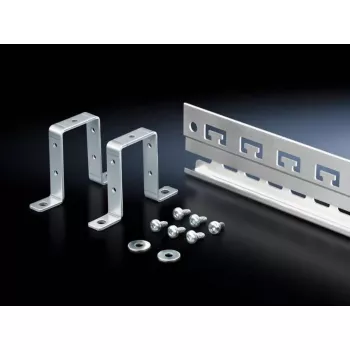 Kit de calhas para rack Rittal 2388.125, caixa de alumínio, cinzento, largura 1153 mm