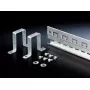 Kit de calhas para rack Rittal 2388.125, caixa de alumínio, cinzento, largura 1153 mm