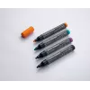 Marcador Sigel BA011 4 unid. preto magenta laranja turquesa