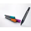 Marcador Sigel BA011 4 unid. preto magenta laranja turquesa