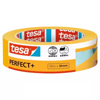 Tesa Economy 55342 fita de pintor, branco, 50 mm x 50 m, 3 unidades