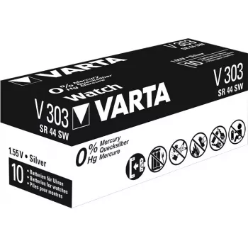 Pilha descartável Varta V303