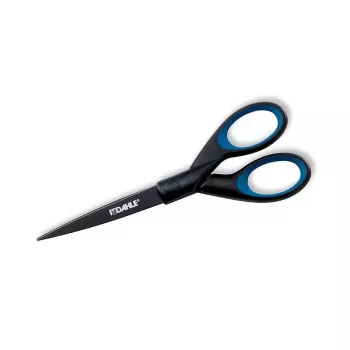 Tesoura DAHLE 54307-12978 escritório corte reto individual 18 mm comprimento de corte preto